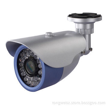 Economic IR camera, 25m IR distance, 3.6mm lens, with cable through bracket, 1000TVL
